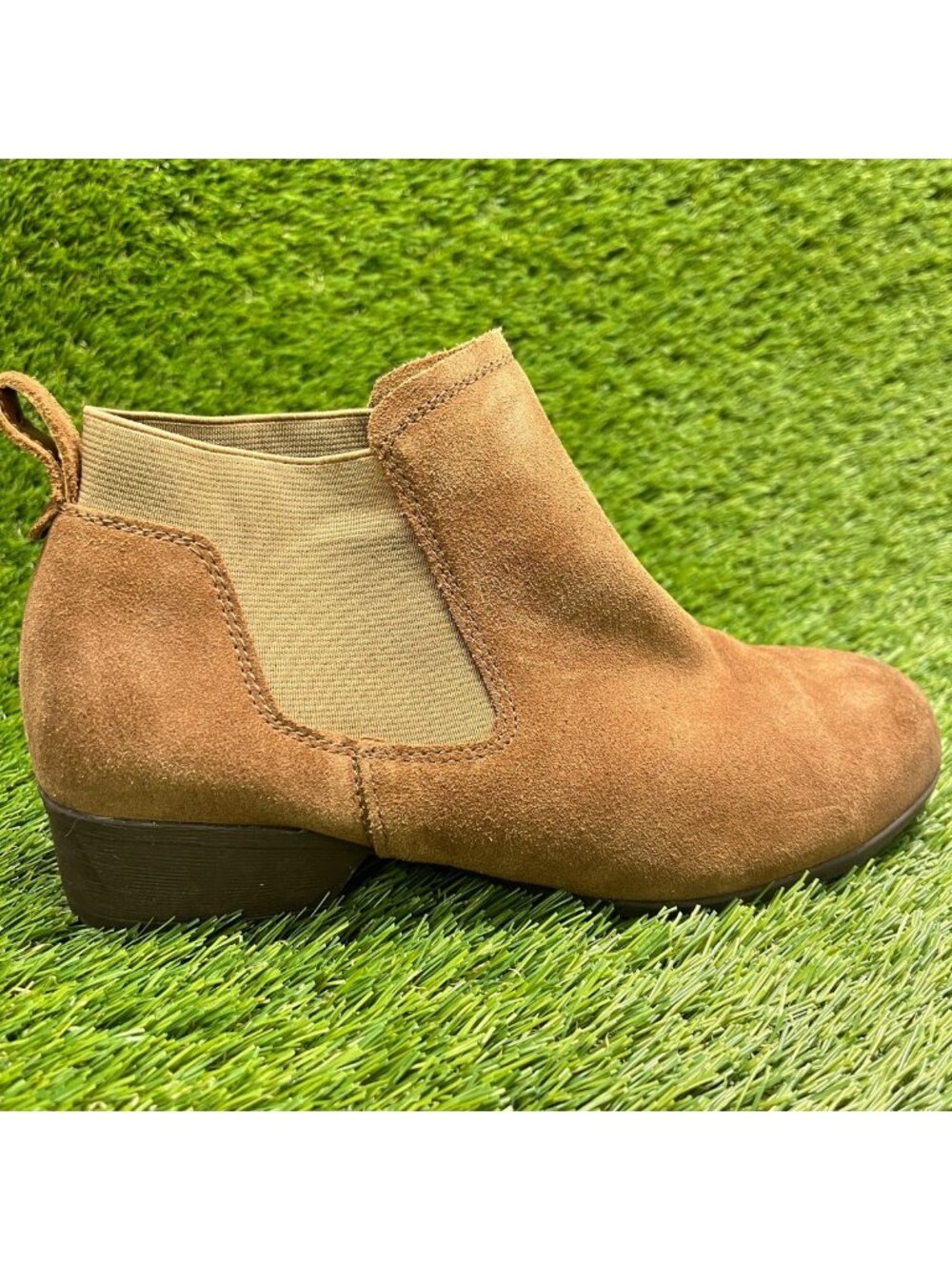 Rockport Junction View Womens Size 6.5D Brown Composite Toe Work Chelsea Boots